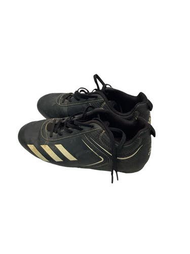 Used Adidas BLACK ADIDAS CLEAT BB/SB Cleats Black Junior 05 11347-S000264871