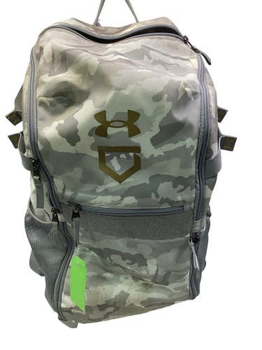 Used Under Armour 2 BAT BACKPACK BB/SB Player Backpack Grey 11347-S000264855