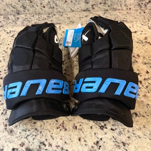 Custom Bauer Supreme Mach Black w/ Blue Gloves 14"