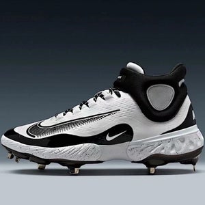 Nike Alpha Huarache Elite 4 Mid- Mens Size 16 Baseball Cleats FD2744-107 NEW