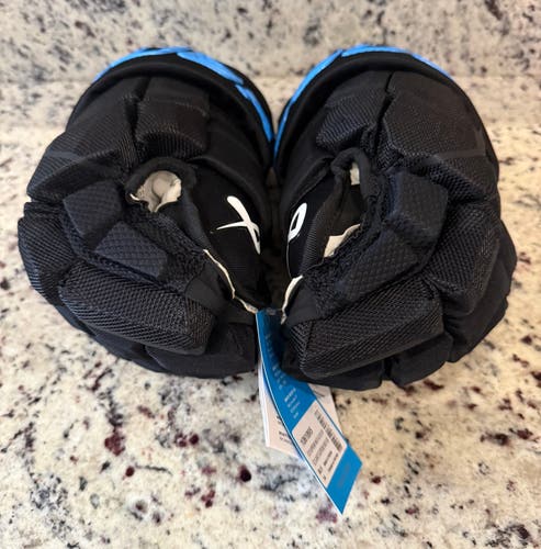 Custom Bauer Supreme Mach Black w/ Blue Gloves 14"