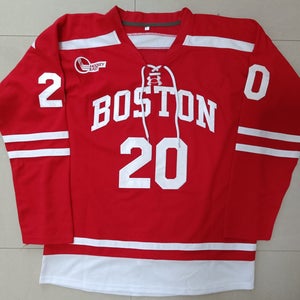 Lane Hutson Boston University Terriers Red Hockey Jersey - 46 - READ DESCRIPTION BEFORE BUYING