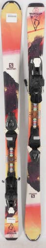 Salomon Q Lux Junior Skis with Bindings - 130 cm Used