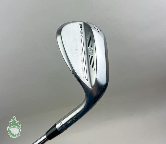 Used Titleist Vokey SM9 T Grind Chrome Wedge 58*-04 Stiff Flex Steel Golf Club