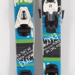 Elan Pinball Pro Twin Tip Kids Skis with Bindings - 125 cm Used