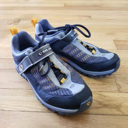 PEARL IZUMI X-Alp Low Grey / Orange Women Cycling Shoes US 6.8 / EU 38