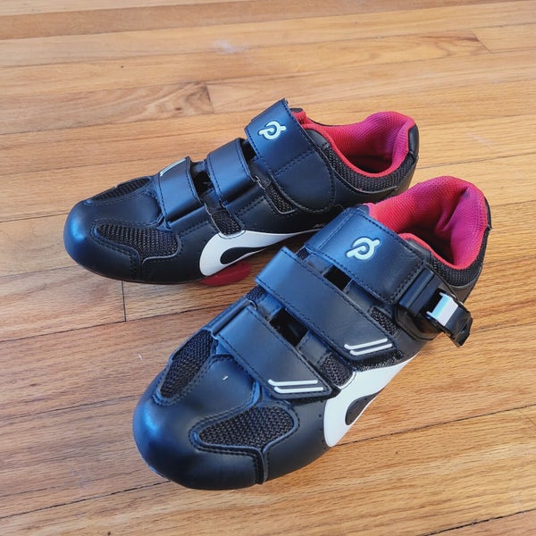 Peleton Cycling Shoes PL-SH-02 - Black/Red - US Men's 7 / Women's 9 / EU 40