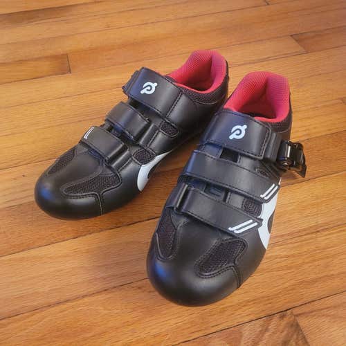 Peloton Cycling Shoes PL-SHB Black Red Women's US 7 / EU 38