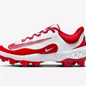 Nike Alpha Huarache Elite 4 Low MCS Baseball Cleats Men's 12 FD6255-105 NEW