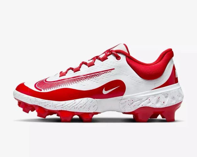 Nike Alpha Huarache Elite 4 Low MCS Baseball Cleats Men's 12 FD6255-105 NEW