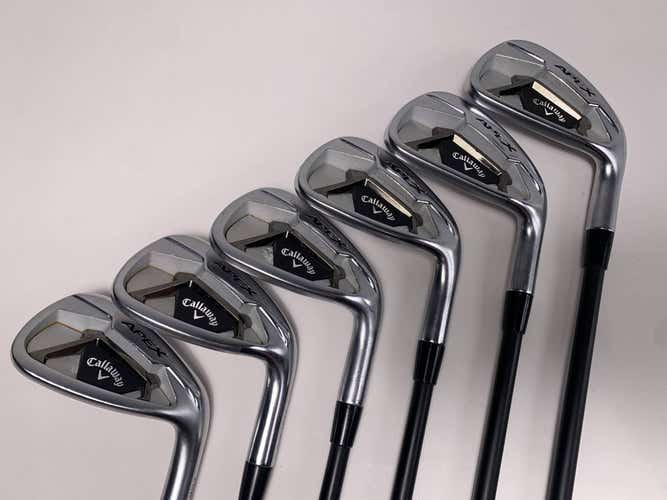 Callaway Apex 21 Iron Set 6-PW+AW Mitsubishi Chemical 80g Regular Graphite RH