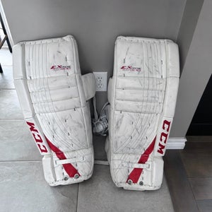 26+1” CCM Extreme Flex 400 Goalie Leg Pads (Used)