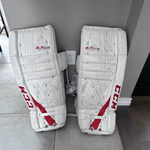 26+1” CCM Extreme Flex 400 Goalie Leg Pads (Used)