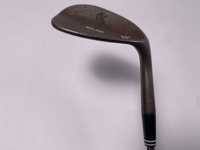 Cleveland 588 Raw Tour Action Wedge 56* RTG Wedge Steel Mens RH Oversize Grip