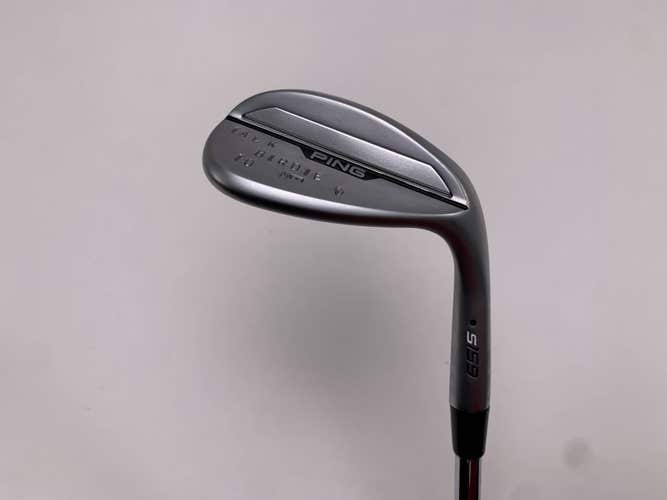 PING S159 Chrome 58* 8 H Lob Wedge DG S200 Stiff Steel Men's RH