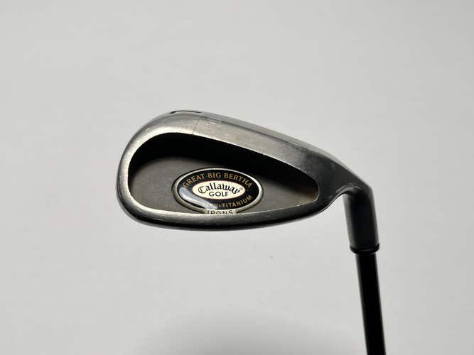 Callaway Big Bertha Tungsten Titanium Lob Wedge LW Wedge Graphite Mens RH