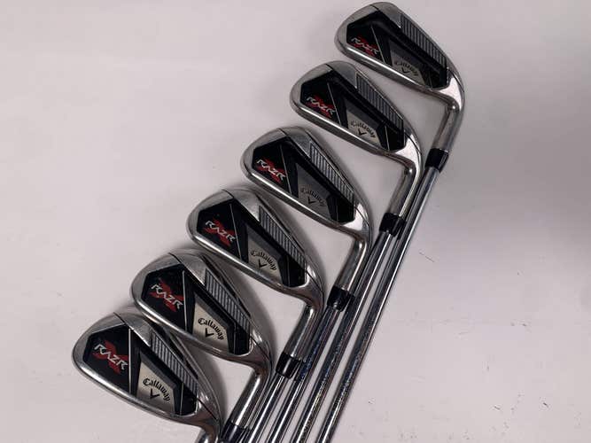 Callaway Razr X Iron Set 4-9 Uniflex Steel Mens RH +1''