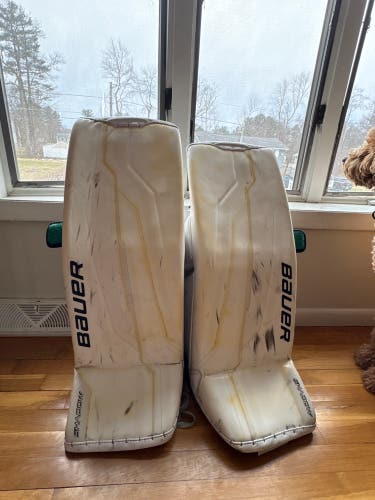 Small 2024 Bauer Supreme Shadow Goalie Leg Pads (Used)