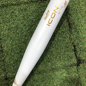 2024 Rawlings Icon Composite Bat USSSA Certified (-10) Composite 20 oz 30" (Used)