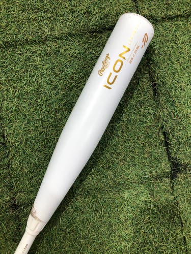 2024 Rawlings Icon Composite Bat USSSA Certified (-10) Composite 20 oz 30" (Used)