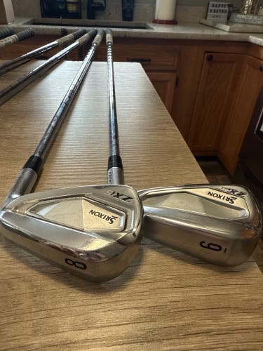 Men's 2025 Srixon Srixon ZXI4/ ZXI5 combo set Iron Set Right Handed Iron Set Extra Stiff Flex Steel