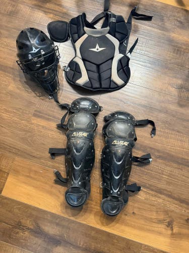 Black All Star Catcher's Set (Used)