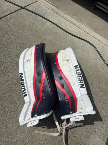 34" +2 2025 Vaughn Ventus LT80 Goalie Leg Pads Pro Stock