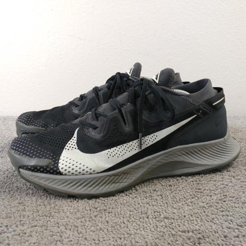 Nike Pegasus Trail 2 Mens Size 11.5 Running Shoes Trail Sneakers Black Athletic
