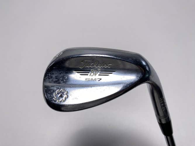 Titleist Vokey SM7 Tour Chrome Lob Wedge LW 60* 8 Bounce M-Grind Wedge RH