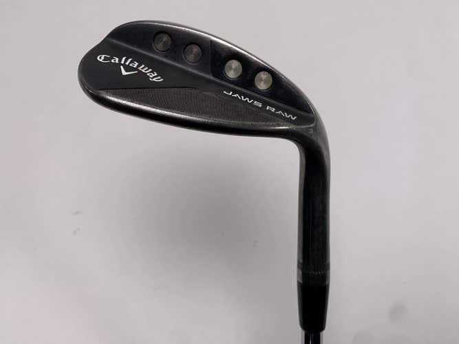 Callaway Jaws Raw Black Plasma Wedge 58* 8 Bounce Z-Grind S400 Stiff Steel RH