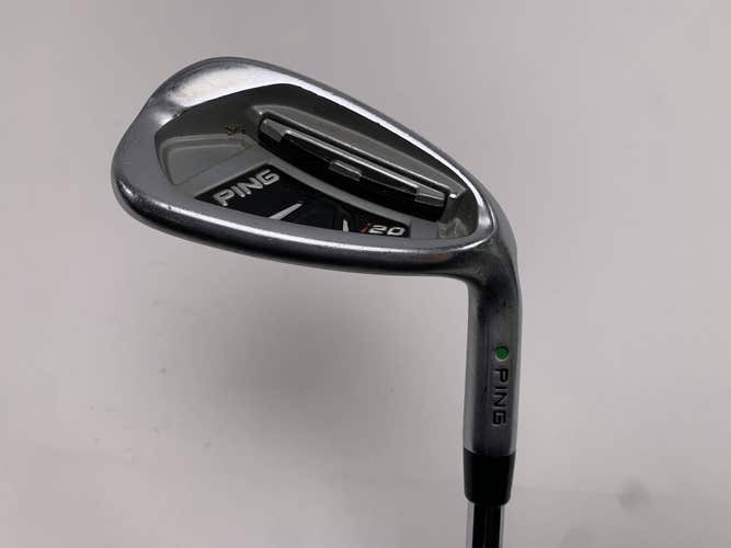 Ping i20 Sand Wedge SW Green Dot 2* Up CFS Stiff Steel Mens RH