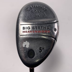 Callaway Big Bertha Heavenwood 5 Hybrid 26* RCH 75w Regular Graphite Mens LH