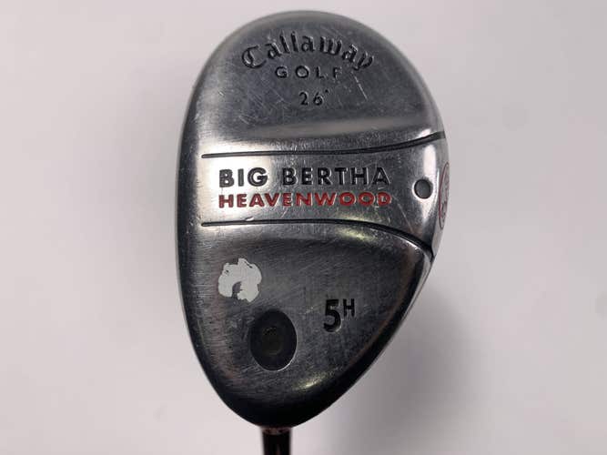 Callaway Big Bertha Heavenwood 5 Hybrid 26* RCH 75w Regular Graphite Mens LH