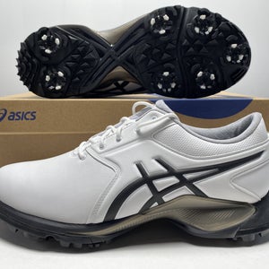 ASICS Gel-Ace Pro M Golf Shoes White Black Men's SZ 9.5 (1111A220-100)