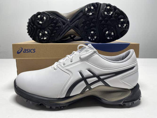 ASICS Gel-Ace Pro M Golf Shoes White Black Men's SZ 9.5 (1111A220-100)