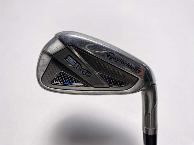 TaylorMade SIM2 MAX Single 6 Iron KBS Max MT 85g Regular Steel Mens RH