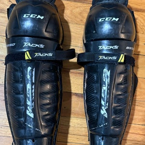 Youth CCM Tacks 11" Shin Pads (Used)