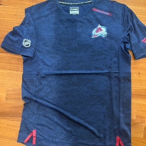 Colorado Avalanche Fanatics Authentic Pro Shirt Player Issued Medium