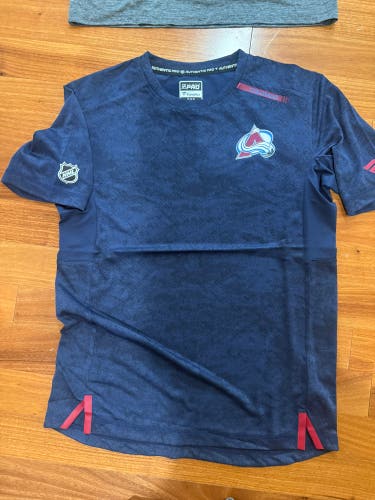 Colorado Avalanche Fanatics Authentic Pro Shirt Player Issued Medium
