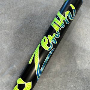 Black 2022 DeMarini Zenith Hybrid Bat (-13) Hybrid 19 oz 32" (Used)
