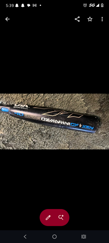 2019 DeMarini CF Zen Composite USABat Certified Bat (-10) 19 oz 29" (Used)