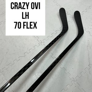 Senior(2x)Left OVI 70 Flex (P08) PROBLACKSTOCK Unbranded Blackouts Pro Stock Hockey Sticks