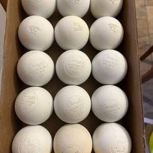 50 Assorted Lacrosse Balls, 20 yellow, 4 orange, 25 white, 1pink(New)