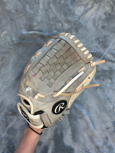 Gray Rawlings Highlight Series RH Pitcher's Baseball Glove 12" (Used)