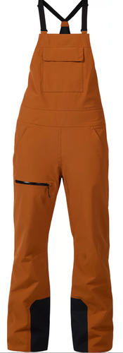 New Rossignol Outerlimits Women's BIB Pants Medium Deep Caramel