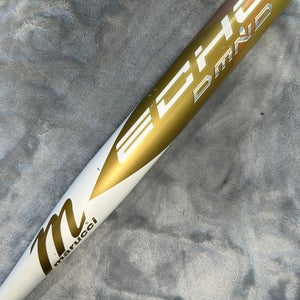Gold Marucci Echo DMND Alloy Bat (-10) Alloy 23 oz 33" (Used)