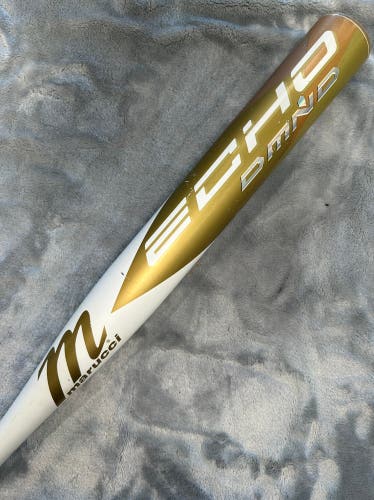 Gold Marucci Echo DMND Alloy Bat (-10) Alloy 23 oz 33" (Used)