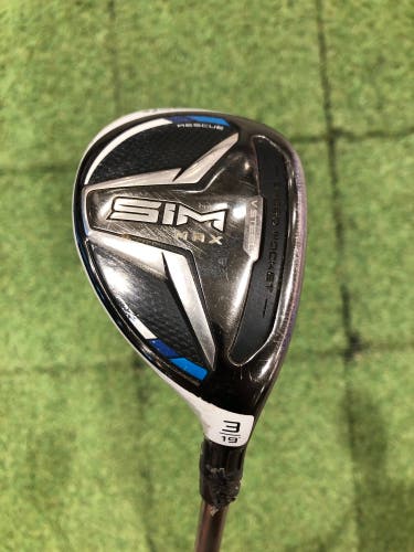 Men's TaylorMade SIM Max 3H Right Handed - Callaway RCH 55 Shaft (Used)