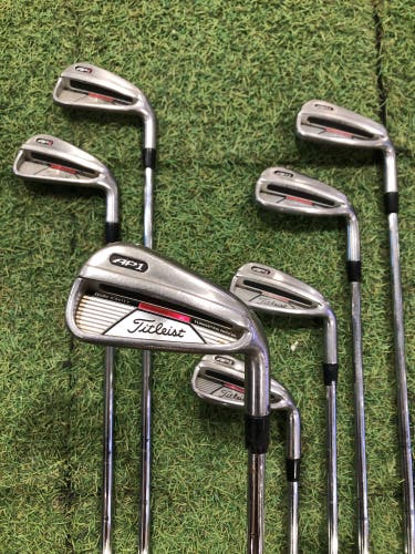 Men's Titleist AP1 Iron Set Right Handed - True Temper Dynamic Gold R300 Shaft (Used)