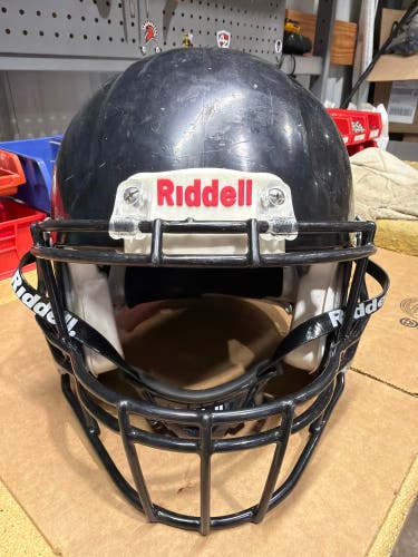 USED RIDDELL SPEED ICON ADULT HELMET - LARGE - BLACK